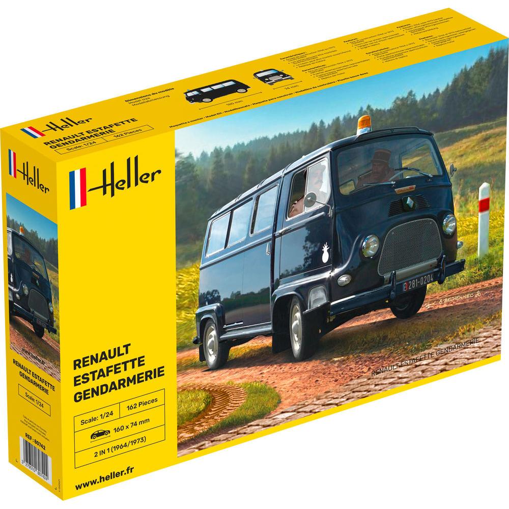 Heller RENAULT Estafette Gendarmerie New Mould