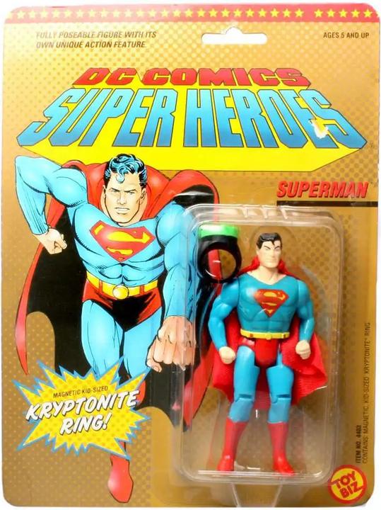 Actual product image ToyBiz DC Comics Super Heroes Superman Action Figure