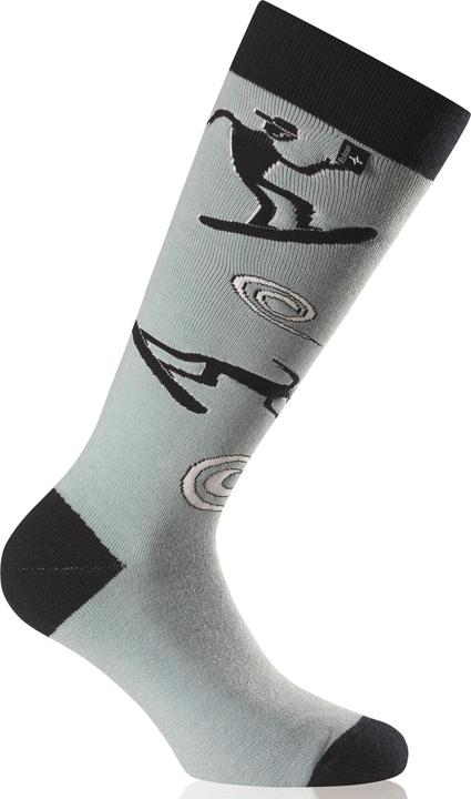 Actual product image Rohner Snowdancer ski socks, colour 069 iceblue, size 36-38 (36 - 38)