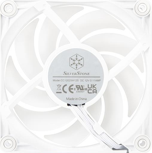 Produktbild Silverstone VISTA Performance PWM Lüfter, ARGB - 120mm, weiss (120 mm, 1 x)