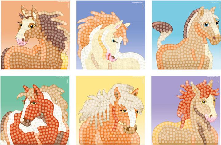 Produktbild PlayMais Trendy Mosaic Horses (3.000 Stück)