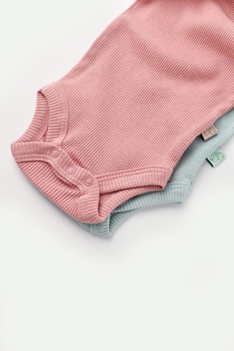 Actual product image BabyCosy 2 Pcs Short sleeved Body (80)