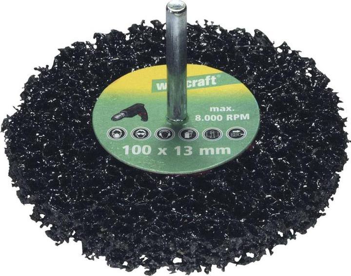 wolfcraft 1 Universal-Reinigungsscheibe BM ø100mm (Stahl)