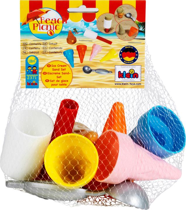 Actual product image Theo Klein 2371 Beach Picnic - Ice Cream Sand Set, 7 pcs.
