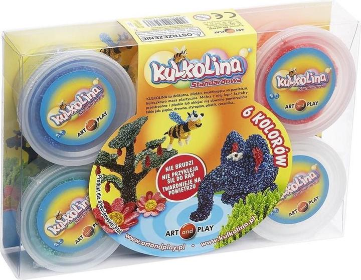 Produktbild Art And Play Kunststoffmasse Kulkolina 6 Farben Standard