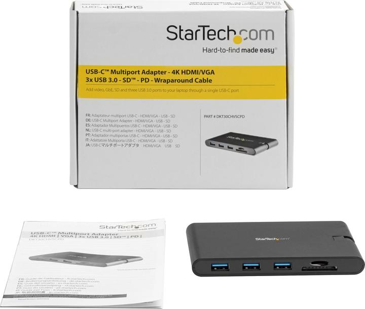 Produktbild StarTech DKT30CHVSCPD (USB-C, 5 Ports)