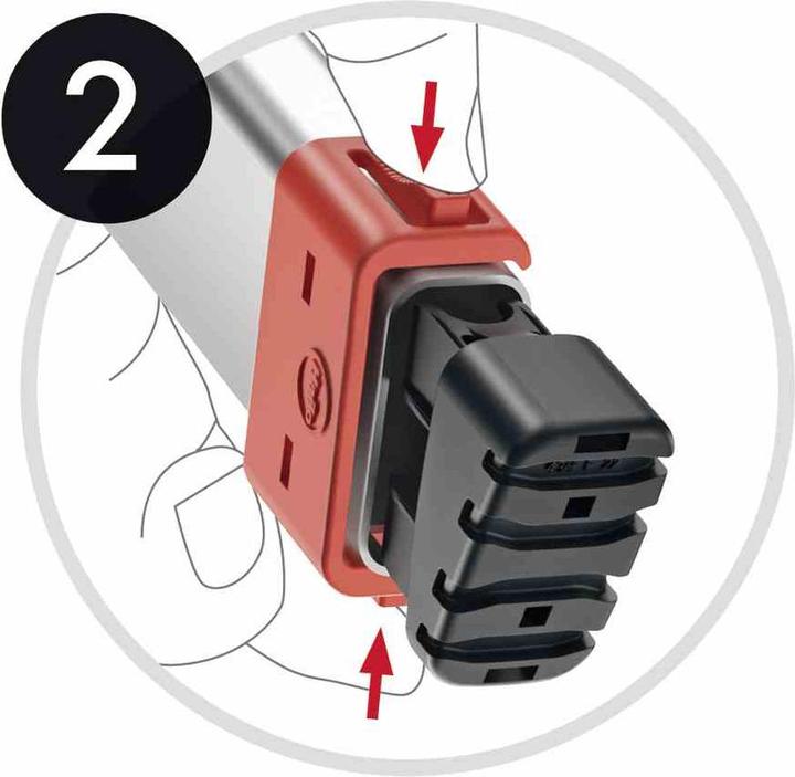 Actual product image Hailo EasyClix Living - Size L, interchangeable foot set