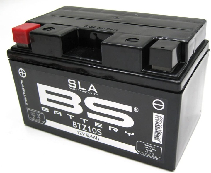 Produktbild BS Battery Motorrad Batterie, Schwarz (12 V, 6.30 Ah)