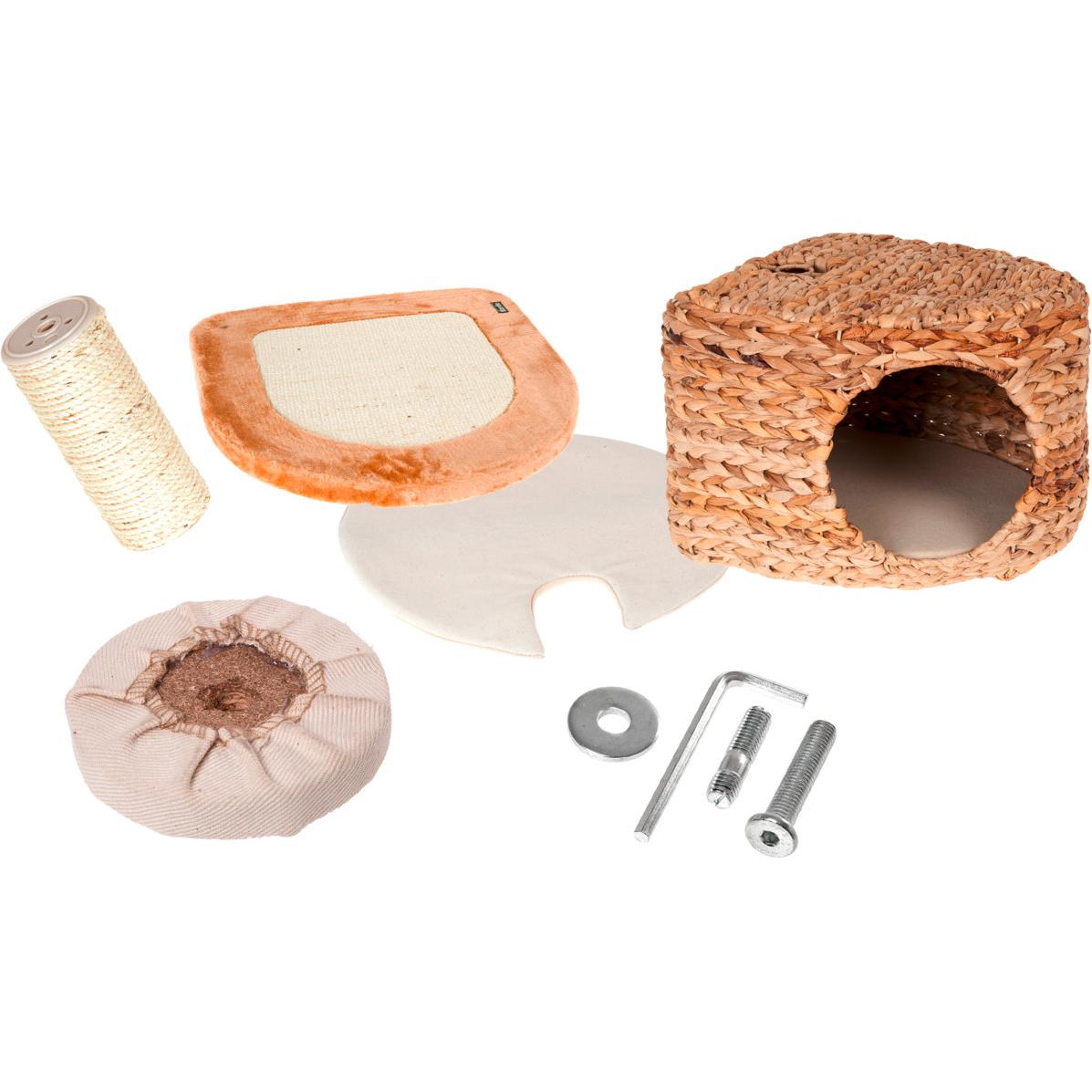 Thumbnail - Karlie Banana Leaf (59 cm, Beige), Katzenbaum