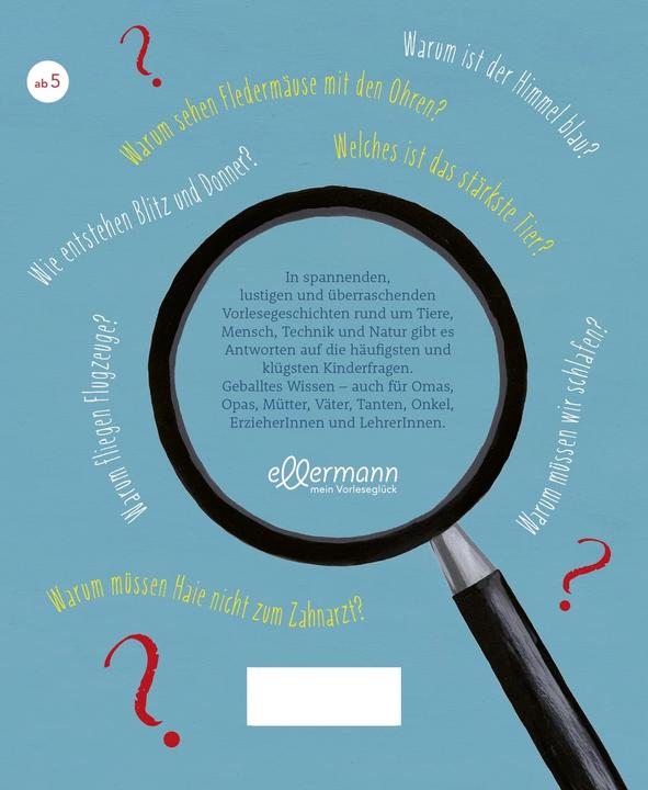 Immagine prodotto Das grosse Buch der Kinderfragen (Tedesco, Christian Dreller, Petra Maria Schmitt, 2020)