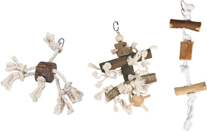 Actual product image Karlie Bird Toy Hanger Rope with Branch