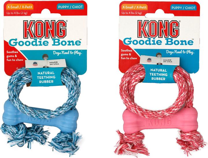 Produktbild KONG Puppy Goodie Bone (Apportieren, Zerrspielzeug Hund)