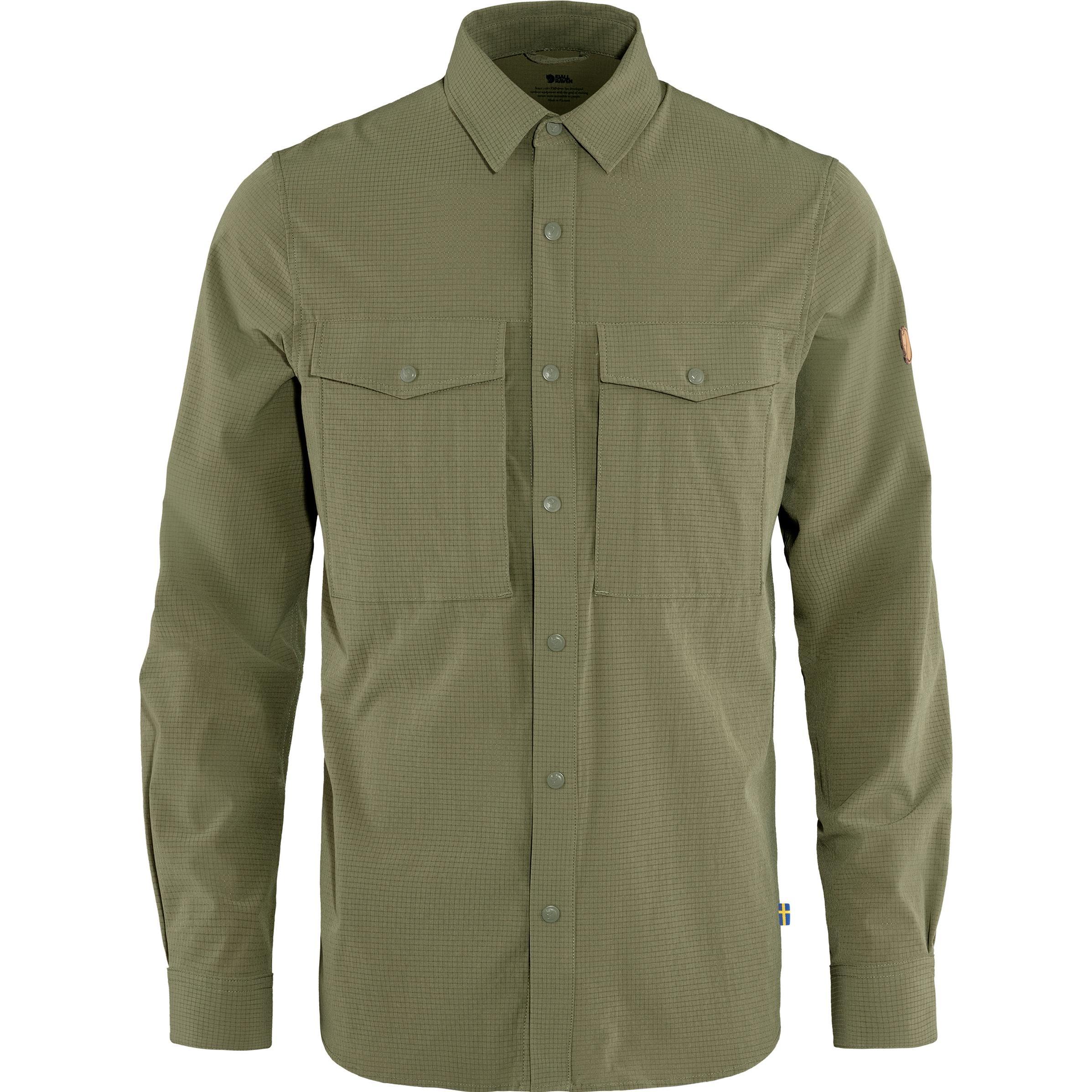 Fjällräven, Herren, Hemd, Abisko Trekking Shirt, Grün, (S)