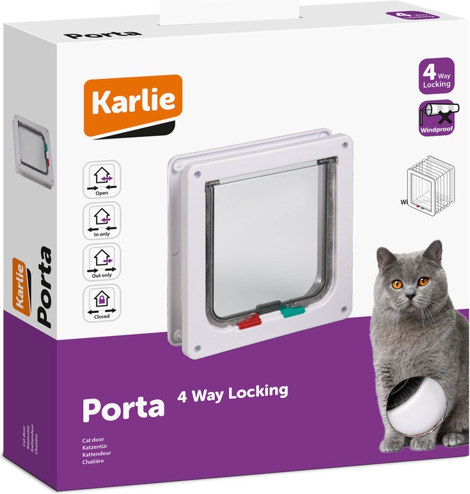 Productafbeelding Karlie Porta (Handmatig kattenluik)