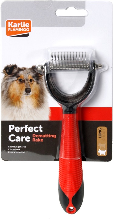 Produktbild Karlie Entfilzungsharke mit Griff, Rundklingen (Hund)