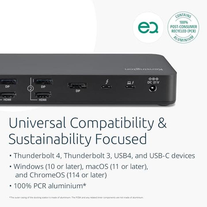Image du produit Kensington SD5920T EQ Thunderbolt 4, SD5920T EQ (Thunderbolt, 16 Ports)