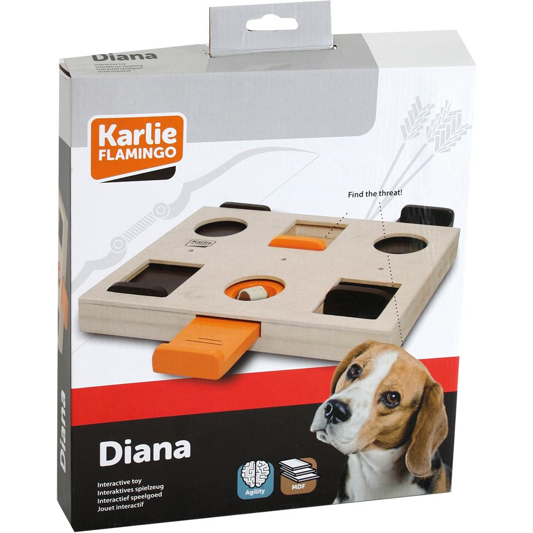 Thumbnail - Karlie Wooden Brain Train Diana (Lern- & Intelligenzspielzeug), Hundespielzeug