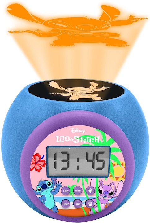 Image du produit Lexibook Horloge d'alarme du projecteur Stitch