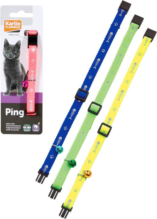 Actual product image Karlie Art Sportive Cat Collar Fish (30, Cat, Walks)