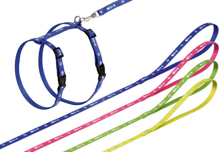 Immagine prodotto Karlie Art Sportive Imbracatura e guinzaglio Pesce (Gatto, Passeggiare)