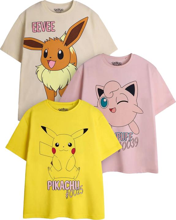 Produktbild Pokémon TShirt Mädchen(3erPack) (110)