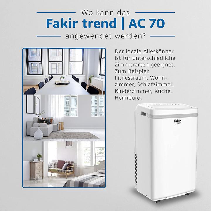 Immagine prodotto Fakir AC 70 64 dB (25 m², 7000 BTU/h)