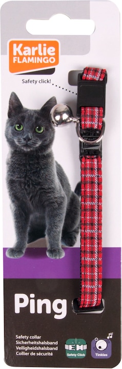 Actual product image Karlie Cat collar tartan (Cat, Walks)