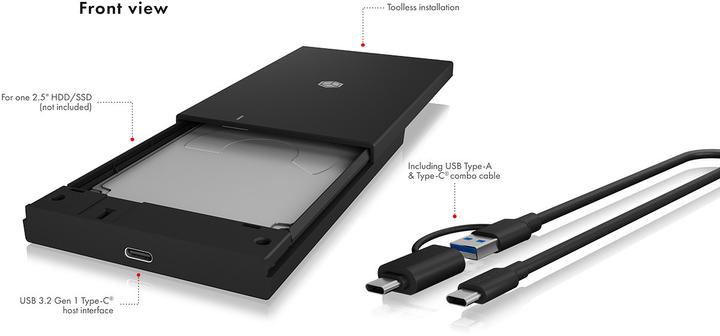 Productafbeelding Icy Box IB-200T-C3 (2.5")