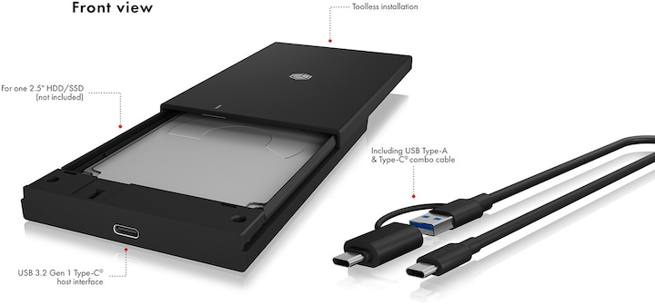 Produktbild Icy Box IB-200T-C3 (2.5")