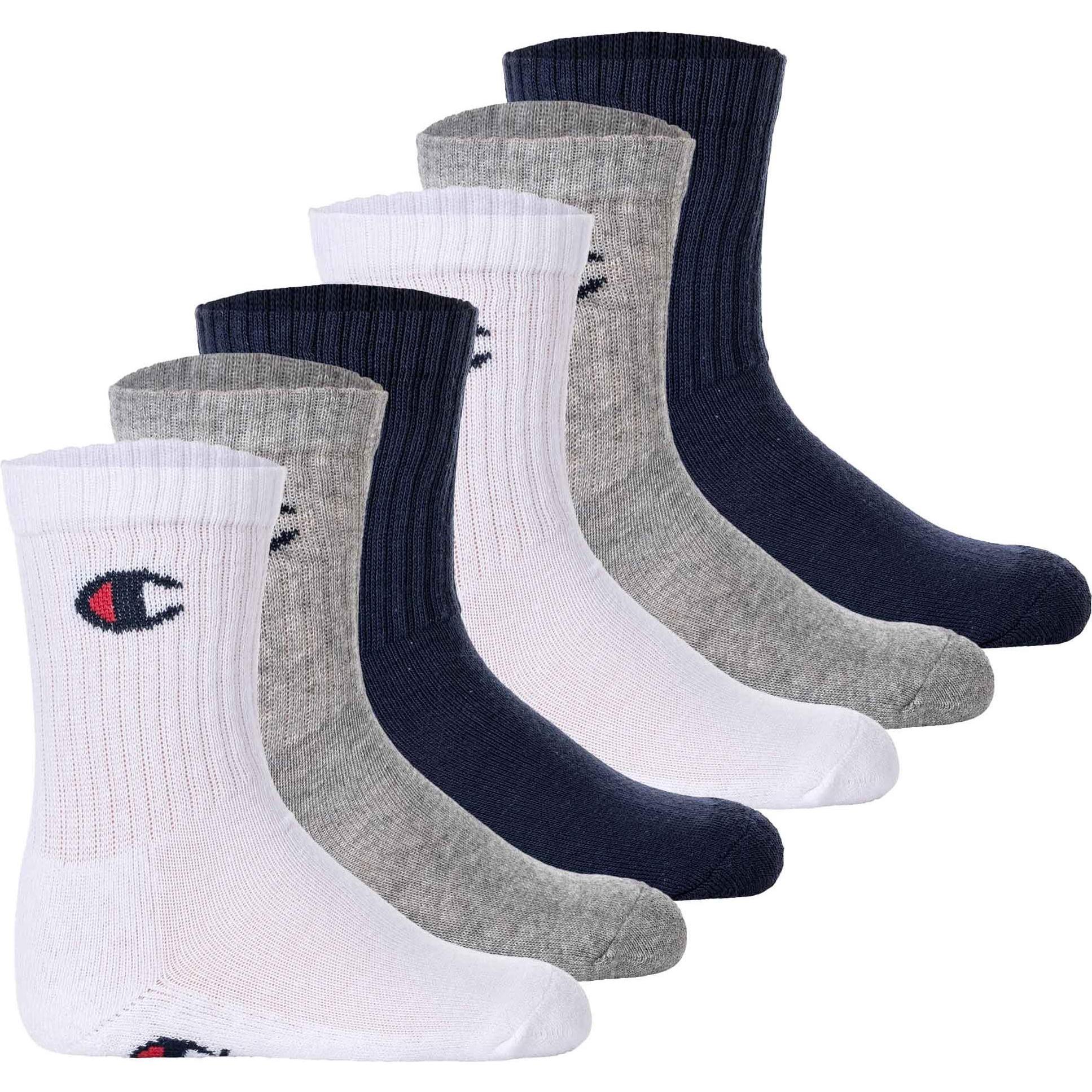 Champion, Herren, Socken, Crew Basic, Mehrfarbig, (6er Pack, 31 - 34)