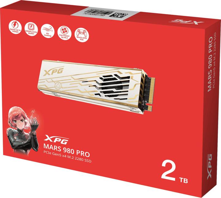 Actual product image Adata XPG MARS 980 Pro (2000 GB, M.2 2280)