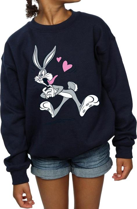 Produktbild Looney Tunes Bugs Bunny In Love Sweatshirt Mädchen (128)