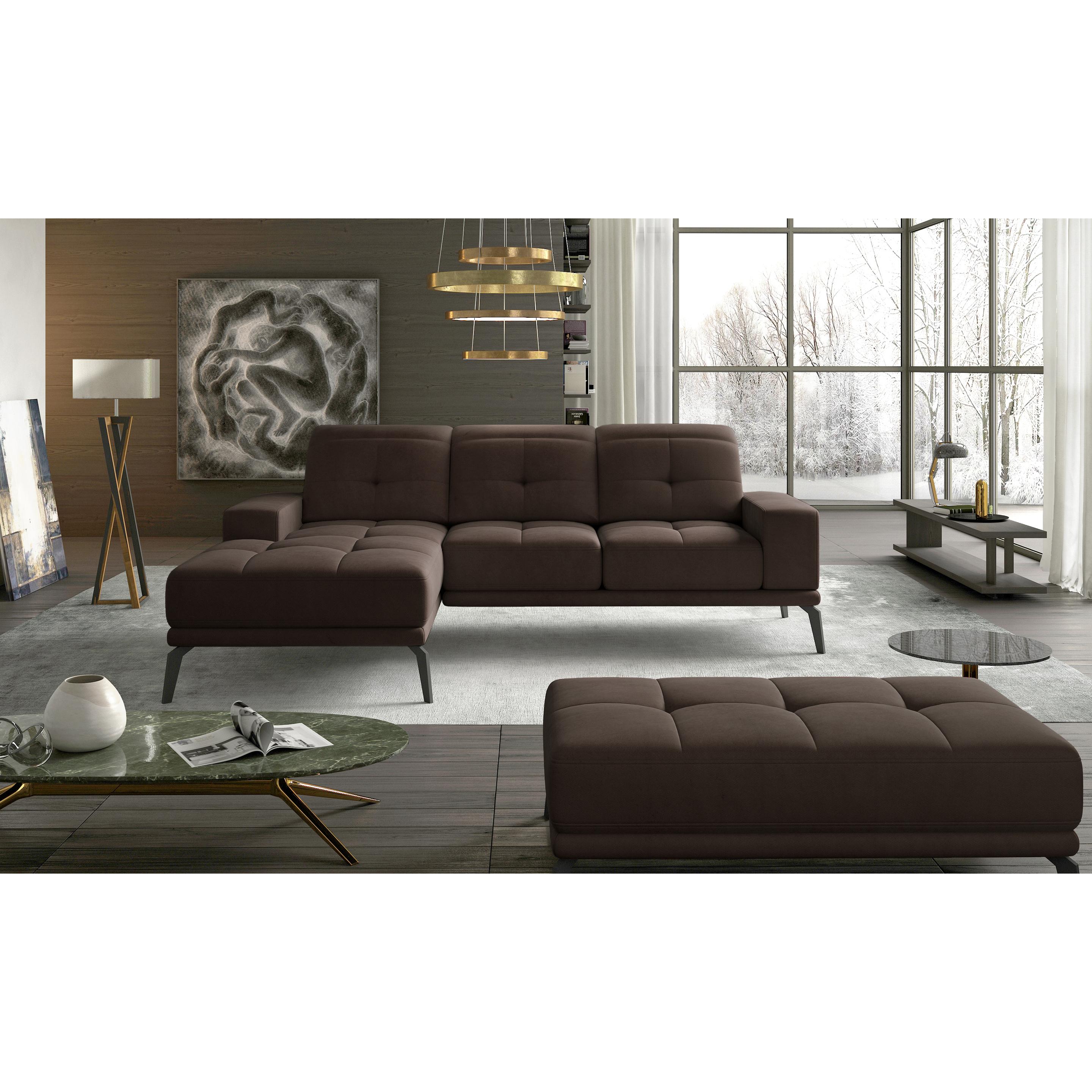 ELTAP, Sofa, Narożnik Torrense + Puf (Ecksofa, 4-Sitzer, Bettsofa)