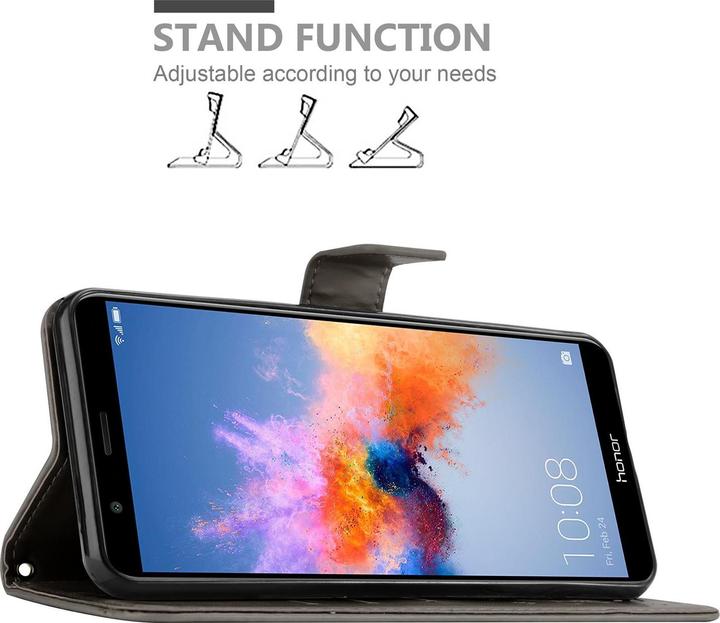 Actual product image Cadorabo Flower Book Cover (Honor 7X)