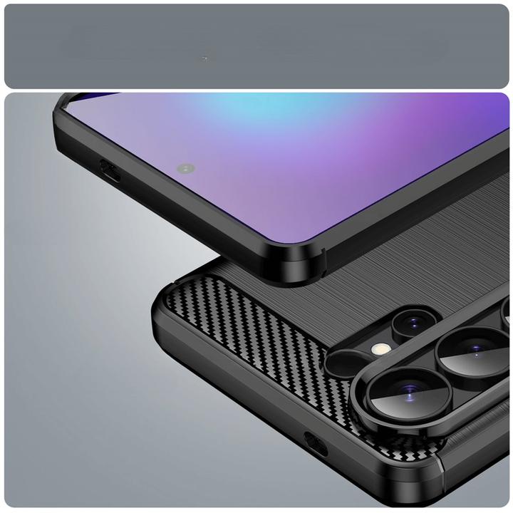 Produktbild Cover-Discount Galaxy S26 Ultra - Metall Carbon Look Hülle (Samsung Galaxy S26 Ultra)