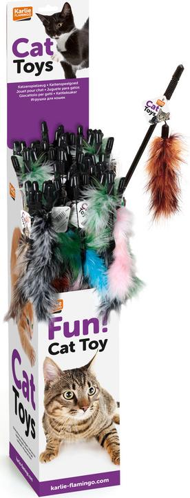 Actual product image Karlie Feather boa (Play fishing rod cat)