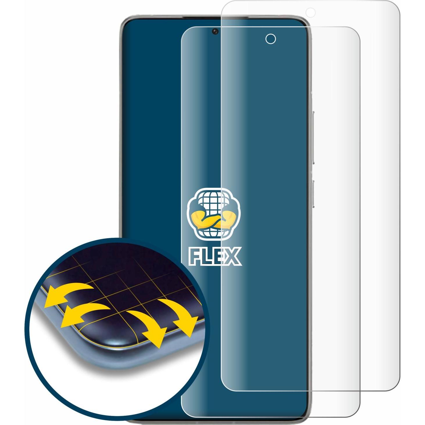 Thumbnail - BROTECT Fullscreen Schutzfolie Displayschutz Folie Klar Transparent (2 Stück, Xiaomi 14T Pro), Smartphone Schutzfolie, T...