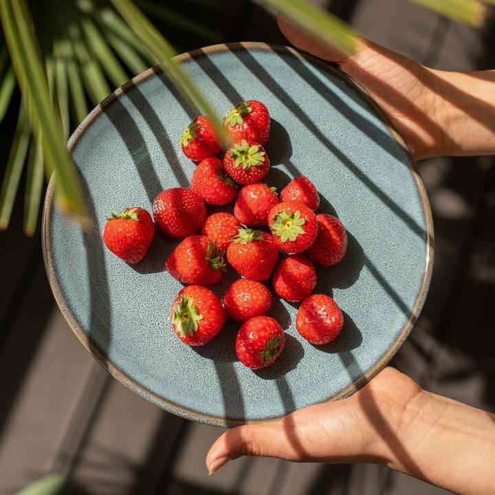 Image du produit Villeroy & Boch Assiettes petit déjeuner & dessert Lave 6 pièces, bleu (6 x, 23 cm)