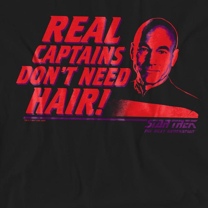 Actual product image Unisex Adult Real Captain T-Shirt (L)