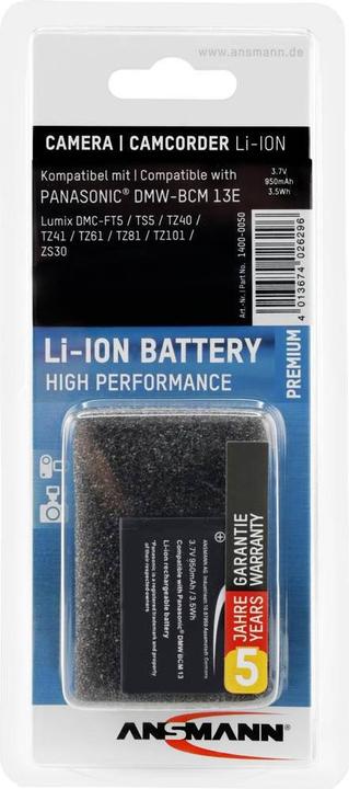 Productafbeelding Ansmann A-Pan DMW-BCM13E (Batterij van de camera)