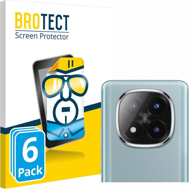 Actual product image BROTECT Screen Protector Clear (6 pcs., Xiaomi Redmi Note 14 Pro)