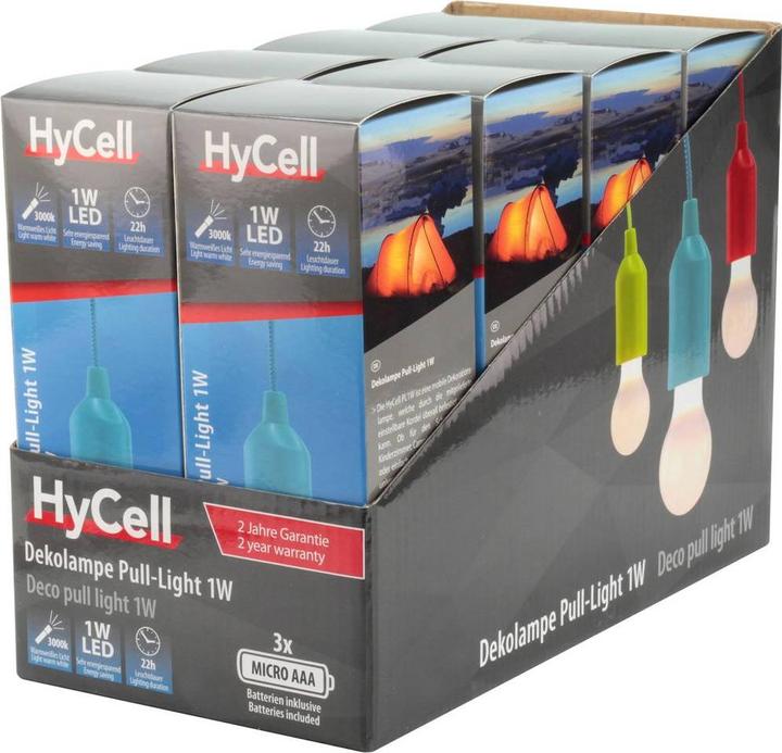 Productafbeelding Star Trading HyCell Pull-Light BLUE, incl. 3 x AAA batterijen (PU 8 1 D