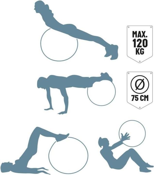 Actual product image Umbro Fitness ball D75cm Red (75 cm)