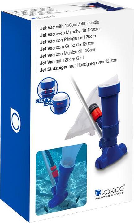 Actual product image Kokido Jet Vacuum Cleaner Handle 120Cm (5 Sections) Bl