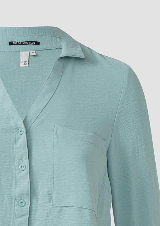 Immagine prodotto s.Oliver Bluse Crêpebluse mit Turn-up-Ärmel (44)