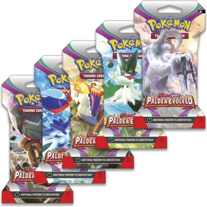 Produktbild Pokémon JCC - Écarlate et Violet - Pack de Booster Blister Évolutions à Paldea (1 Booster aléatoire) (Englisch, Booster Pack)