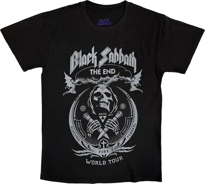 Black Sabbath The End Mushroom Cloud Mens