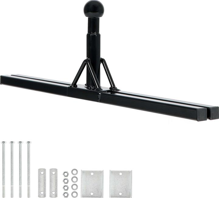 Wiltec Deichsel Fahrradträger bis 80kg Anhänger Wohnwagen Deichseladapter