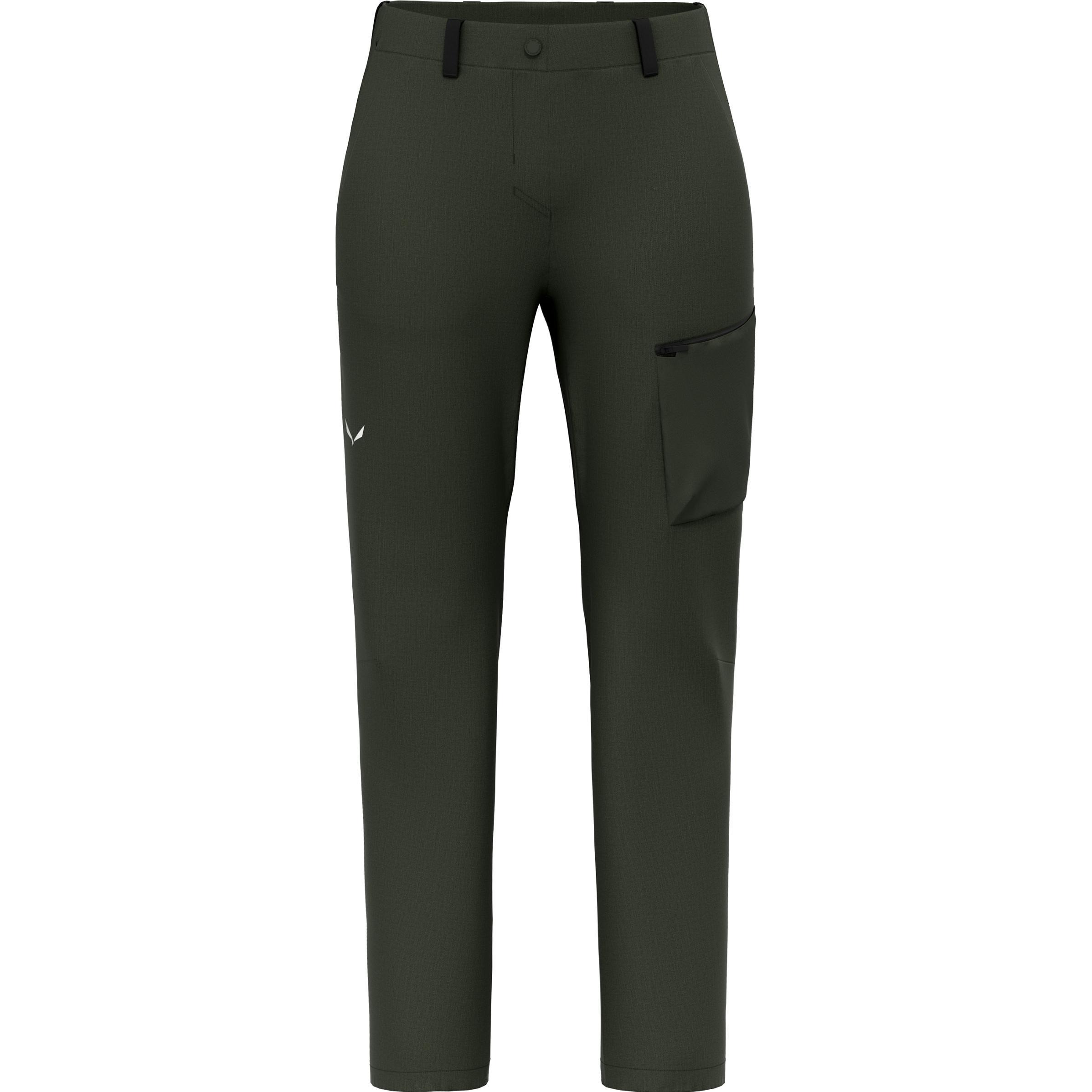 Salewa, Damen, Outdoorhose, Puez Hemp Durastretch Hose Da (38), Grün, 38