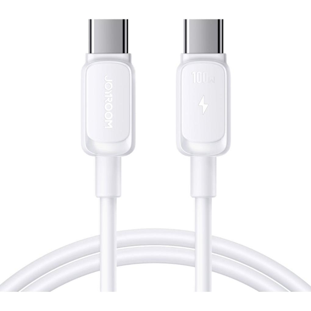 Joyroom Color Series USB-C - USB-C Cable 100W, 1.2m - White (1.20 m, USB 3.2 Gen 1), USB Kabel